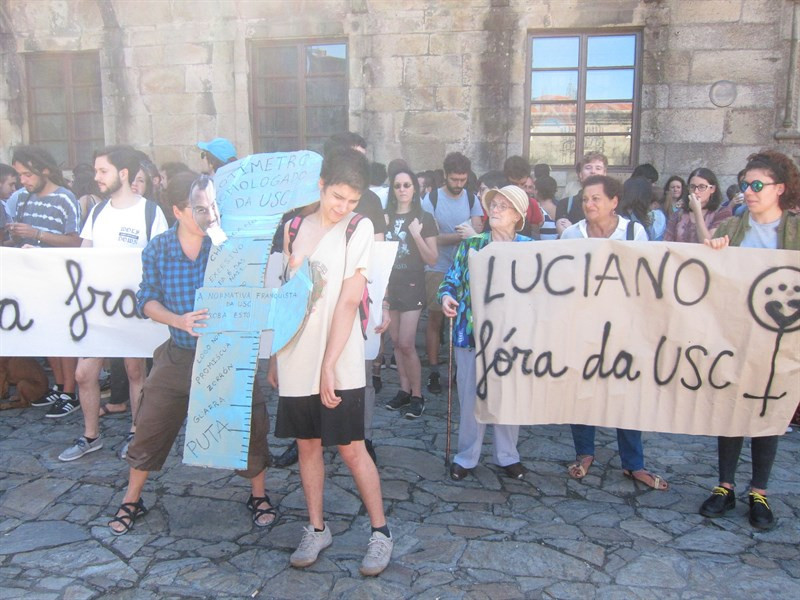 Protesta alumnos