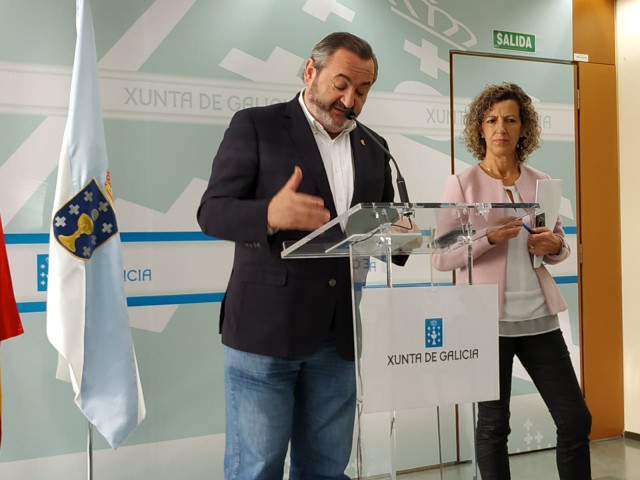 O delegado da Xunta en Lugo, José Manuel Balseiro, en rolda de prensa