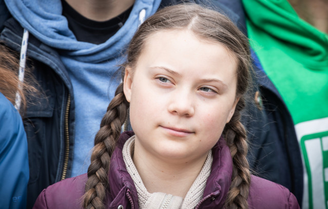 FILED - 29 March 2019, Berlin: Swedish environmental activist Greta Thunberg participates in a climate demonstration 