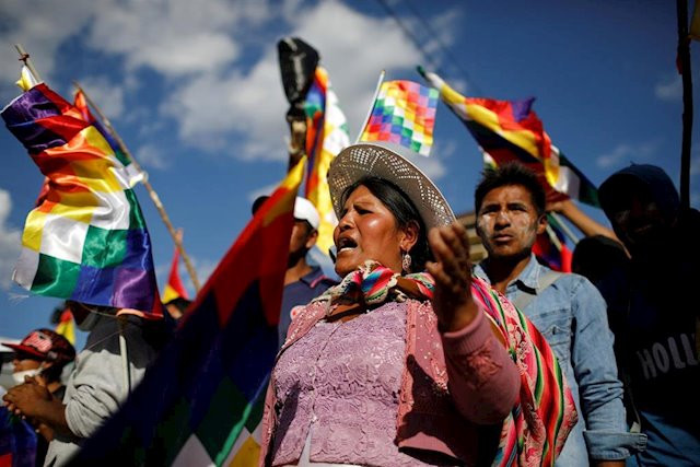 Protestas en bolivia