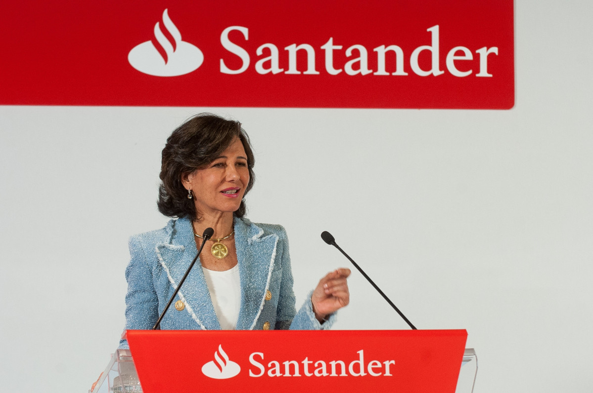 A presidenta de Banco Santander, Ana Botín, na Conferencia Internacional de Banca 2019