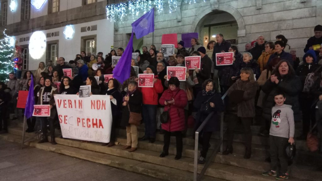 Protesta en Vigo contra o peche do paritorio de Veru00edn