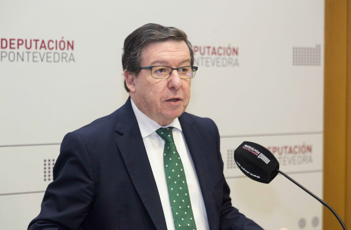 O deputado responsable de Economía no Goberno provincial da Deputación de Pontevedra, Carlos López Font.