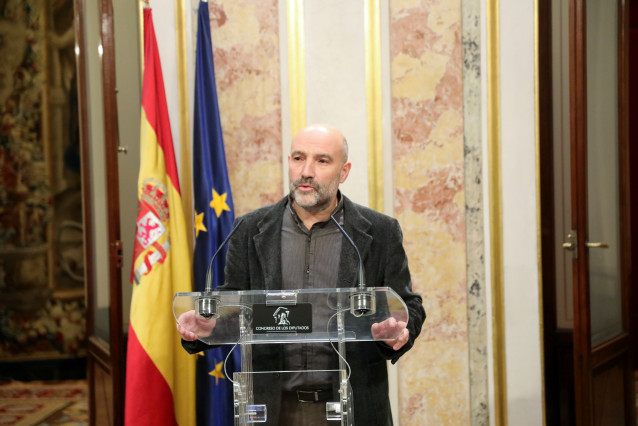 O deputado do Bloque Nacionalista Galego (BNG), Néstor Rego
