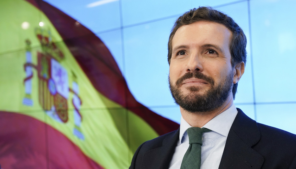 EuropaPress 2589134 O presidente do Partido Popular Pablo Casado durante a reuniu00f3n da Xunta Directiva Nacional do seu partido en Madrid (Espau00f1a) ao 13 de xaneiro de 2020 