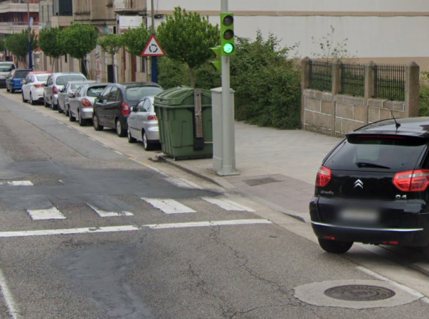 Ru00faa Travesia de Vigo nunha imaxe de Google Street View