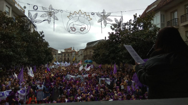Manifestación feminista en Verín organizada por Galegas 8M este domingo, 1 de marzo de 2020