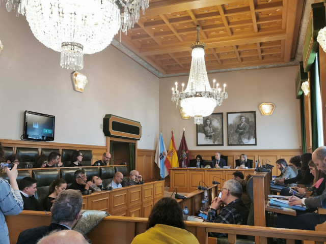 Pleno do Concello de Santiago.