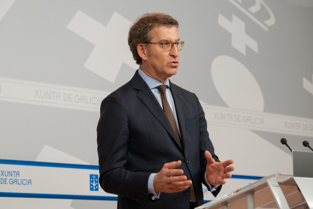 Ou titular do Goberno galego na rolda de prensa posterior ao Consello da Xunta