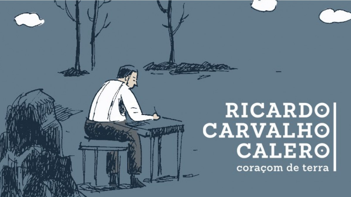 Imaxe da campaña da novela gráfica sobre Carvalho Calero