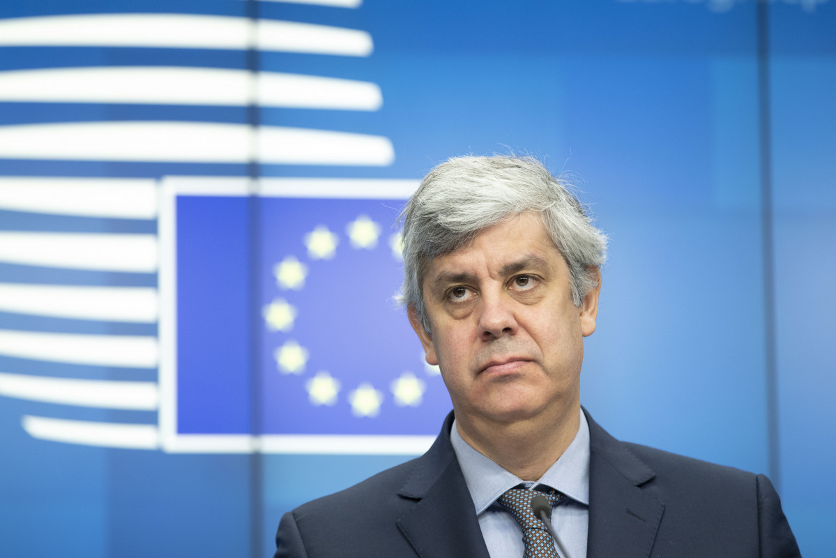 Mário Centeo, presidente do Eurogrupo e ministro de Finanzas de Portugal