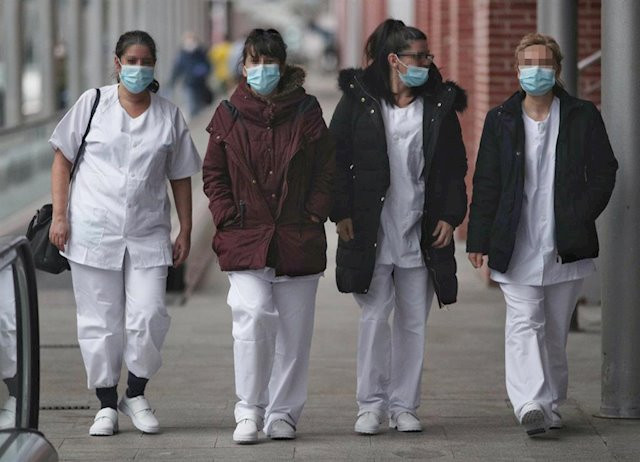 Arquivo - Enfermeiras durante a pandemia de coronavirus 