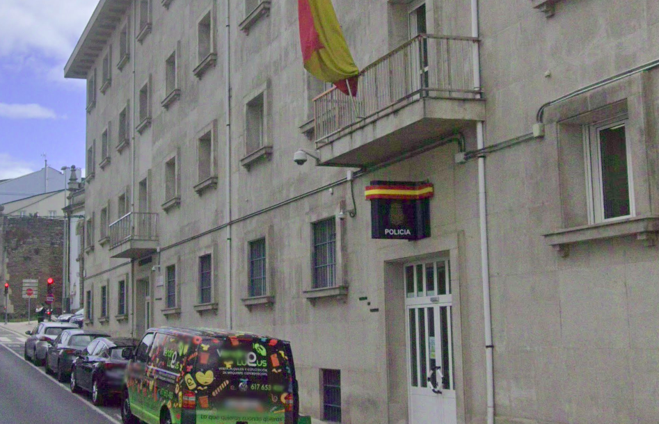Comisaría da Policía Nacional en Lugo nunha imaxe de Google Street View