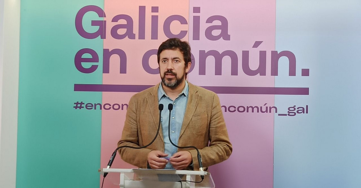 O portavoz de Galicia en Común - Anova Mareas, Antón Gómez Reino