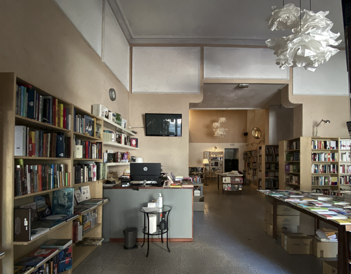 Interior dunha librería