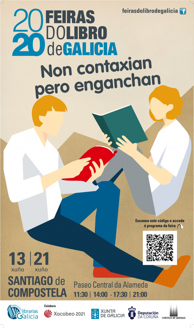 Cartel da Feira do Libro de Santiago