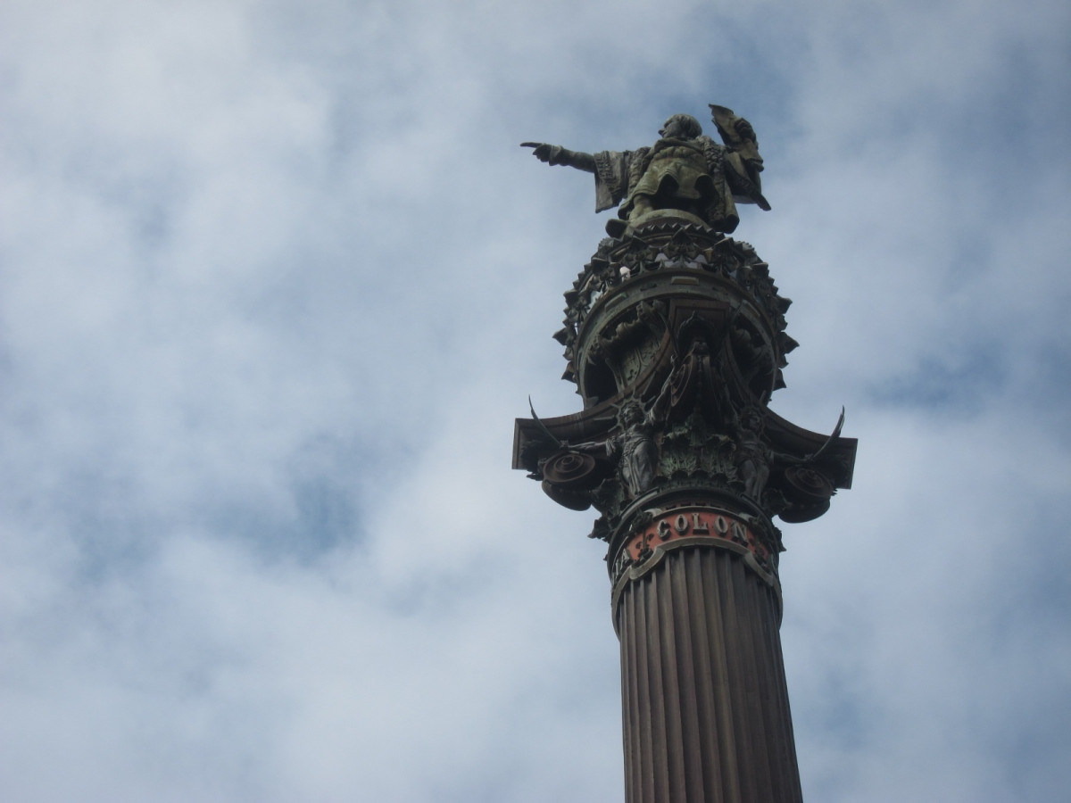 Monumento a Colón en Barcelona