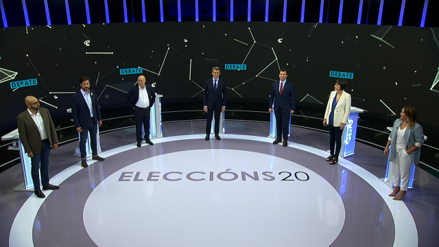 Debate electoral eleccions galegas 2020