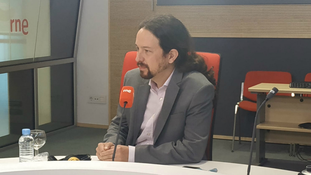 Pablo Iglesias entrevistado en RNE