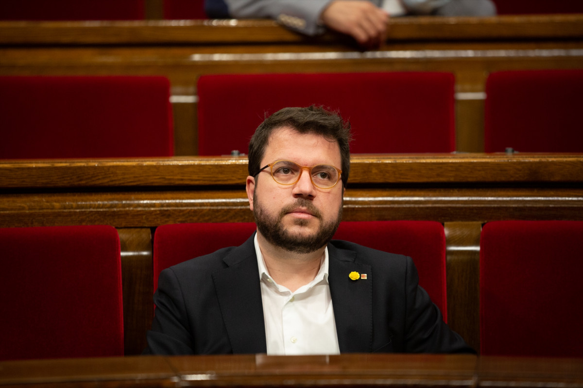 O vicepresident da Generalitat, Pere Aragonès