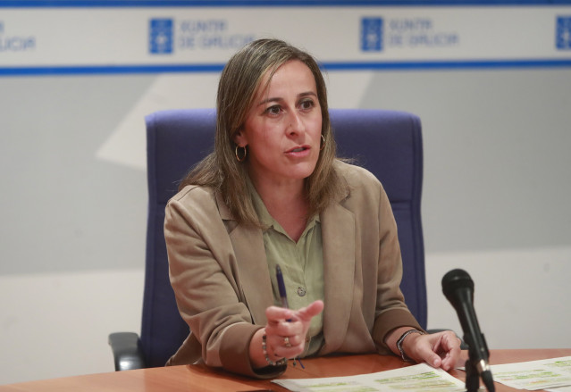A conselleira de Infraestruturas e Mobilidade, Ethel Vázquez, informa do programa de inspección de noiros e muros en estradas autonómicas