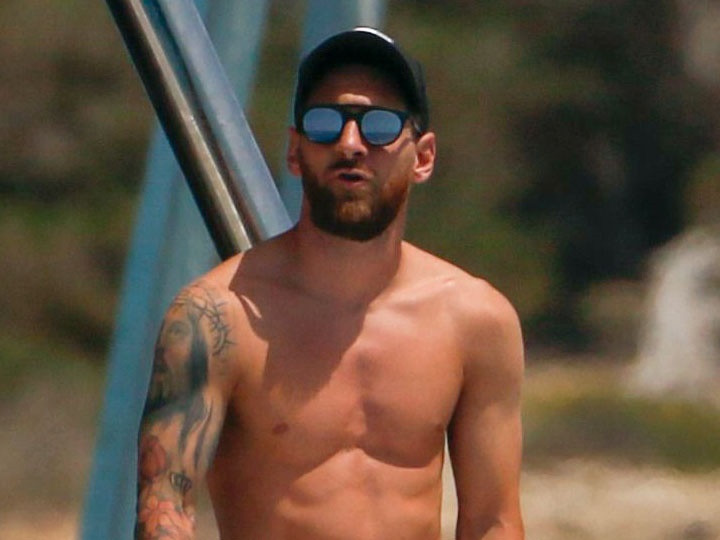 Leo Messi, durante as súas últimas vacacións estivais en Eivissa