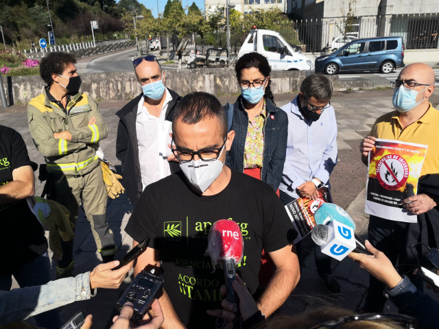 Protesta de persoal técnico forestal da Xunta