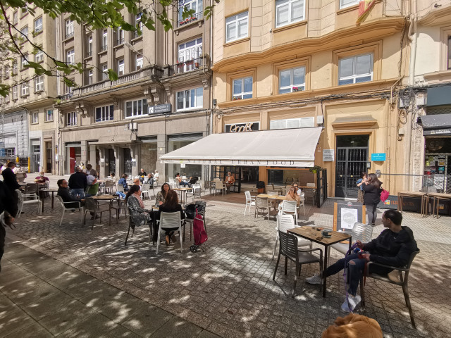 Locais de hostalería na Coruña