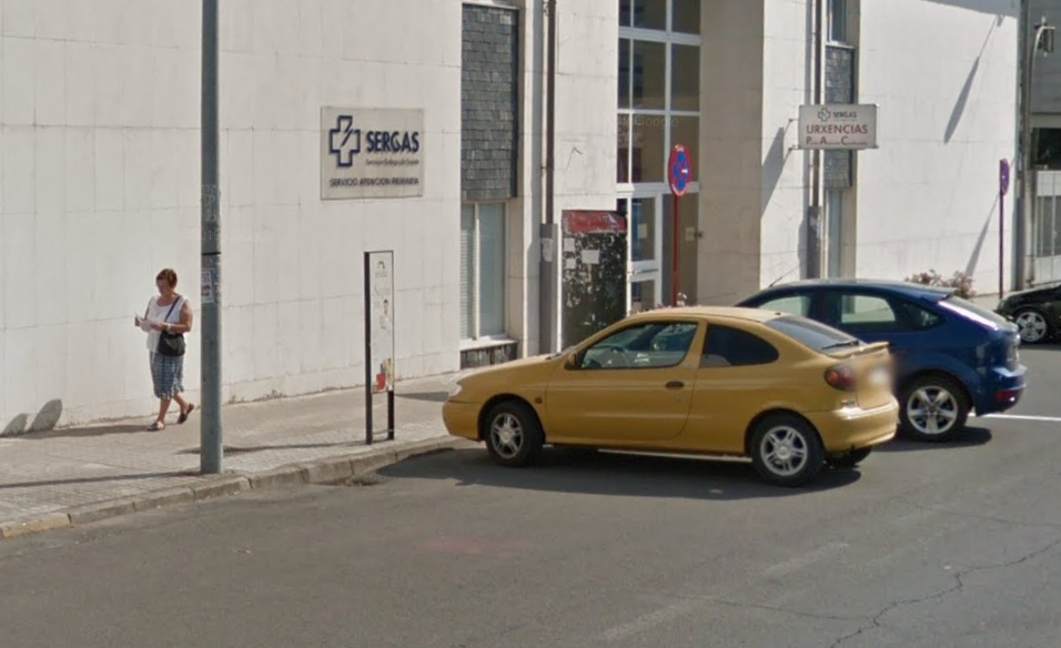 Centro de saúde de Chantada nunha imaxe de Google Street View
