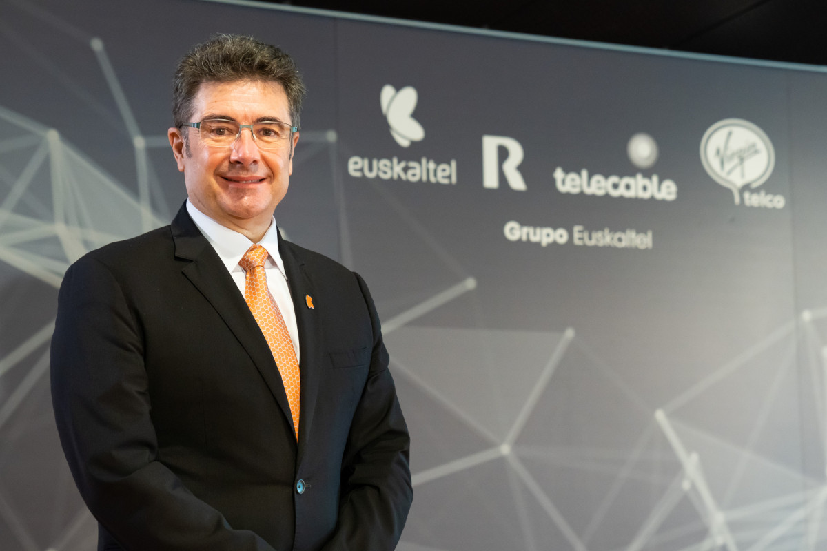 Josu00e9 Miguel Garcu00eda é o CEO do Grupo Euskaltel, propietario da marca galega R