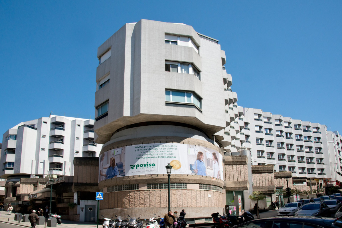 Fachada del Hospital Povisa de Vigo