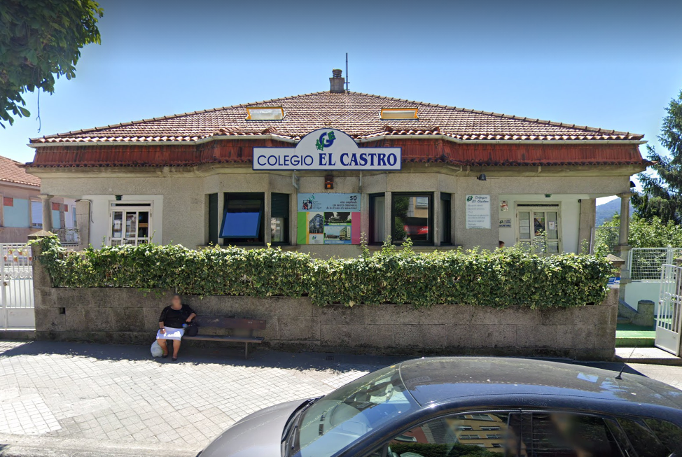 Colexio O Castro de Vigo nunha imaxe de Google Street View
