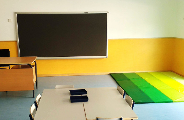 Imaxe dunha aula en Xetafe.