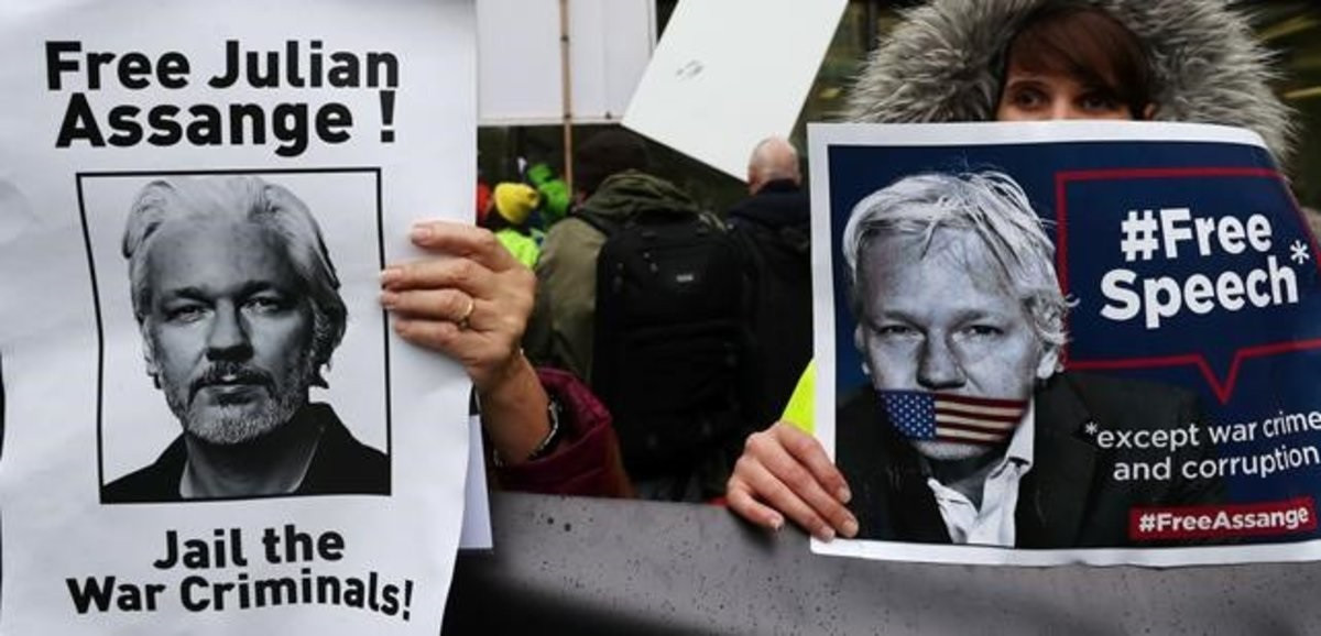 Fotograma do documental 'The War on Journalism: The Case of Julian Assange', que relata a situación vivida polo fundador de Wikileaks.