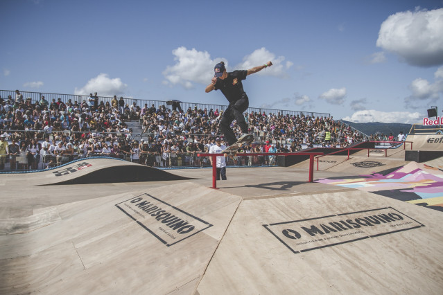 Proba de 'skate' no festival Ou Marisquiño 2019