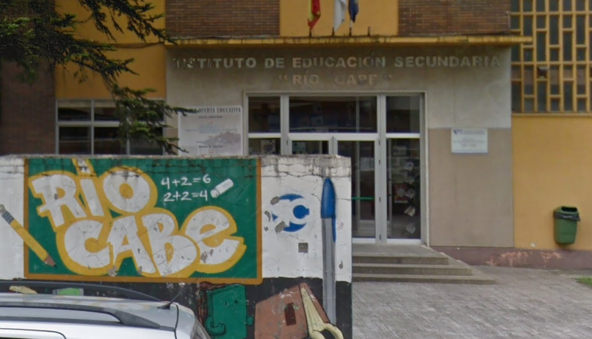 Instituto Rio Cabe de Monforte nunha imaxe de Google Street View