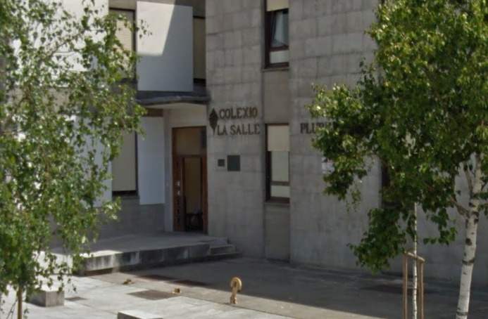 Colexio La Salle en Santiago de Compostela nunha imaxe de Google Street View