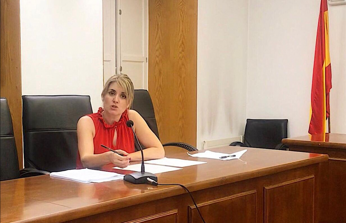 Noelia Rodríguez é concelleira do PSOE en Ribadavia e perfílase como probable alcaldesa. Foto do PSdeG de Ourense