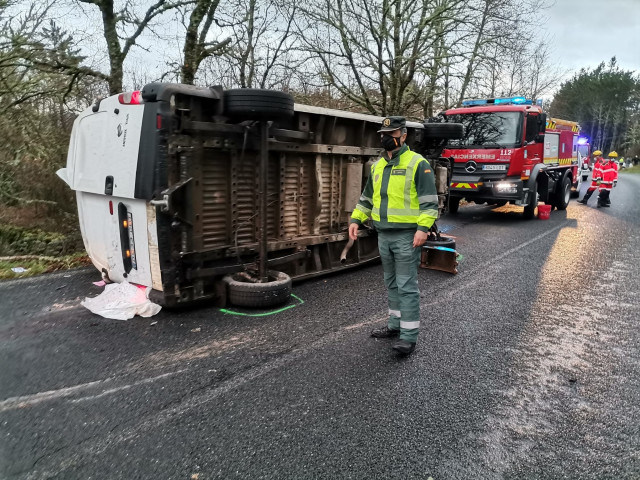 Accidente mortal en Nogueira de Ramuín