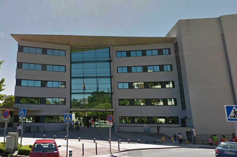Edificio dos xulgados de Lugo nunha imaxe de Google Street View