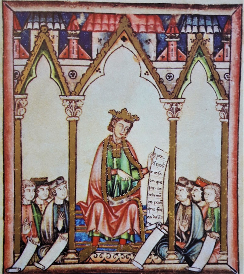 Ilustración de Alfonso X O Sabio