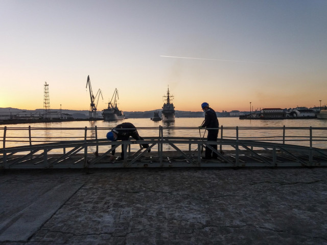 Arquivo - A fragata 'Álvaro de Bazán' regresa a Ferrol tras permanecer cinco meses despregada coa OTAN
