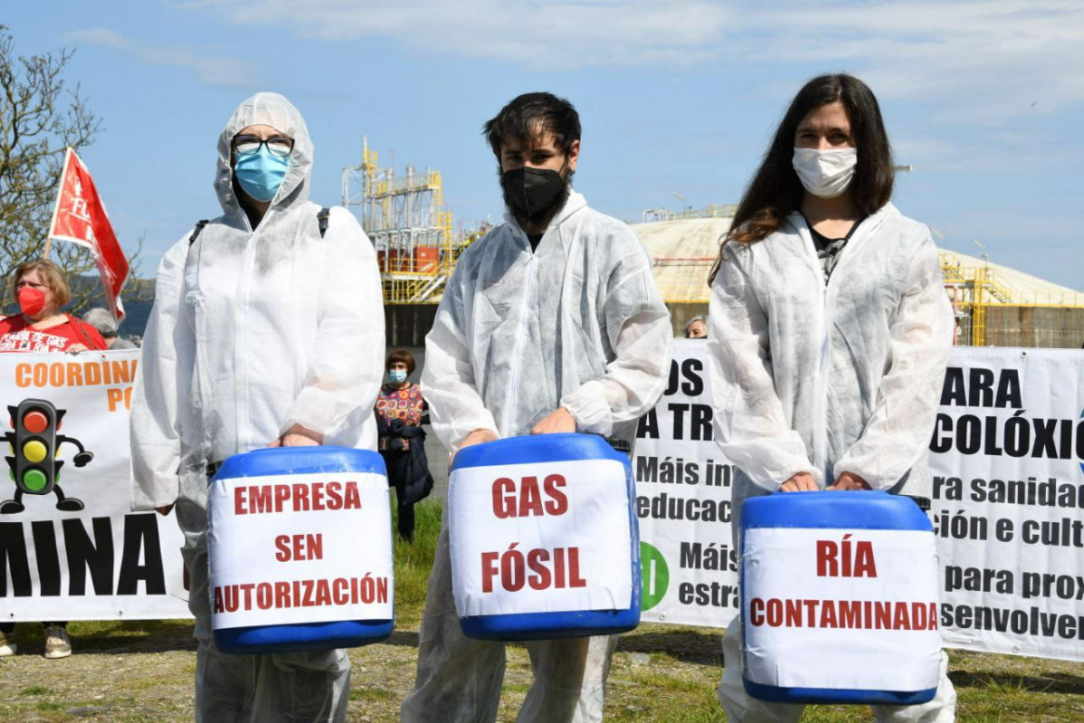 Unha pasada protesta de Coordinadora Galega por unha Repartición Xusto dous Fondos Europeos en Vigo nunha foto de Ecoloxistas en Acciu00f3n