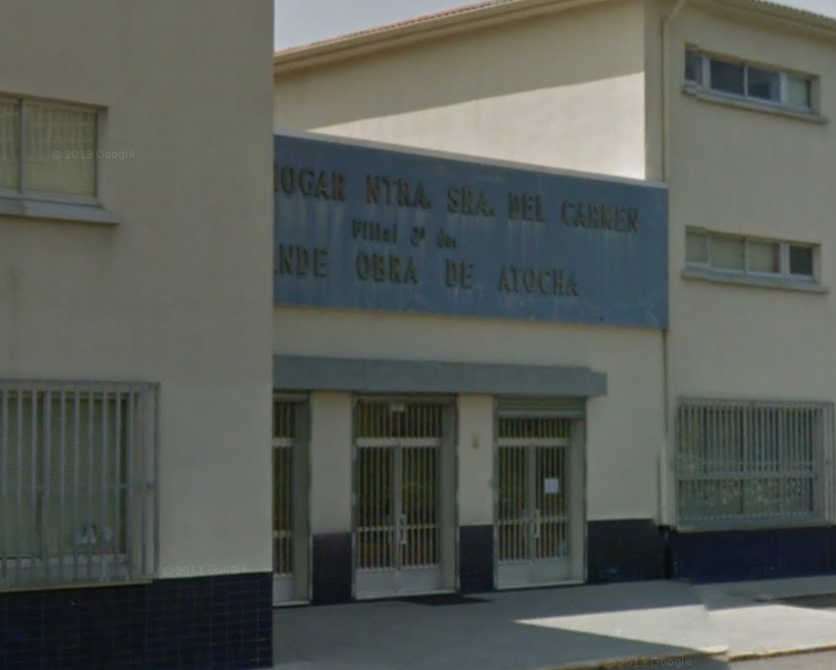 Entrada ao CPR  Nosa Seu00f1ora de Atocha en Cambados nunha imaxe de Google Street View
