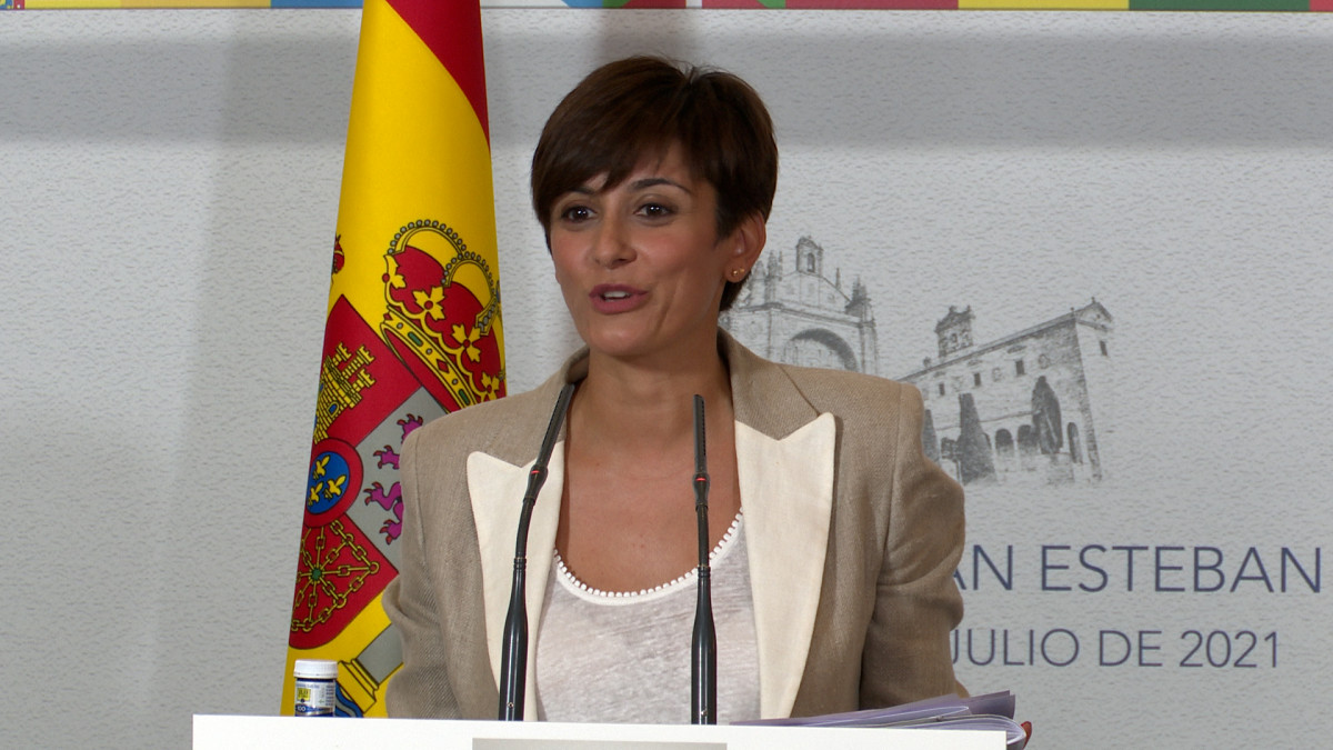 A ministra de Polu00edtica Territorial e portavoz do Goberno, Isabel Rodru00edguez