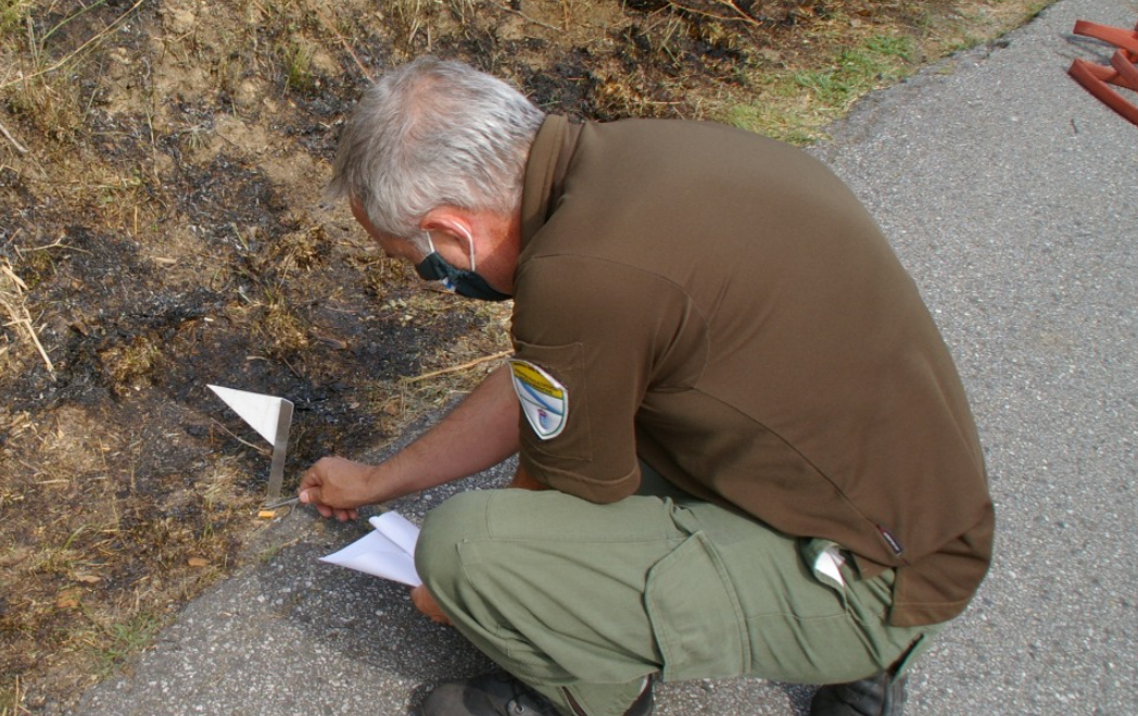Unidade de Investigaciu00f3n de Incendios Forestais (UIFO) da Xunta nunha imaxe de arquivo