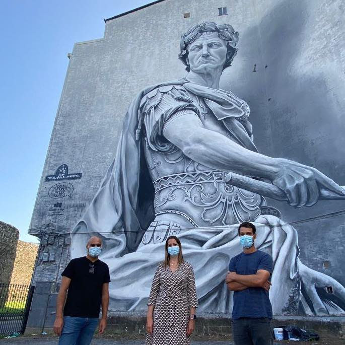 Mural xullo cu00e9sar lugo