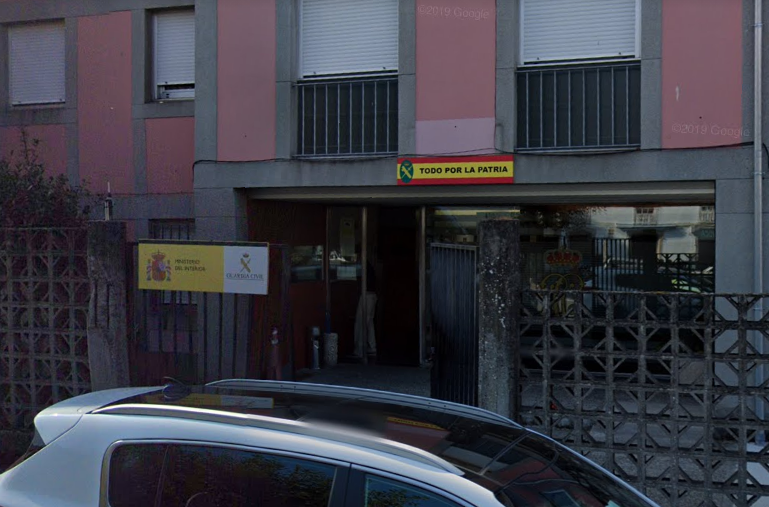 Cuartel da Garda Civil en Betanzos nunha foto de Google Street View