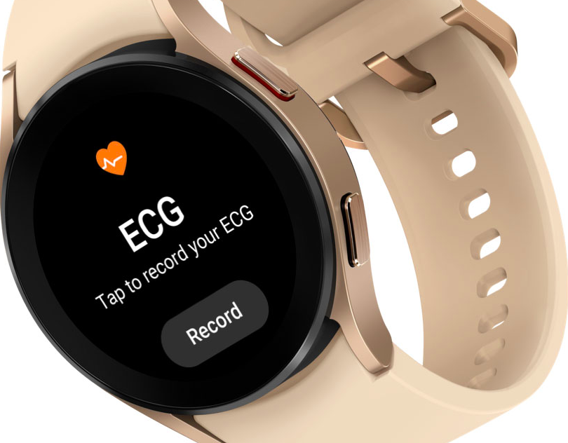 Galaxy Watch 4 nunha foto promocional de Samsung