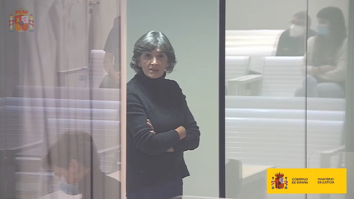 Arquivo - María Soledad Iparraguirre no xuízo pola súa colaboración nun atentado do 94 en Getxo.